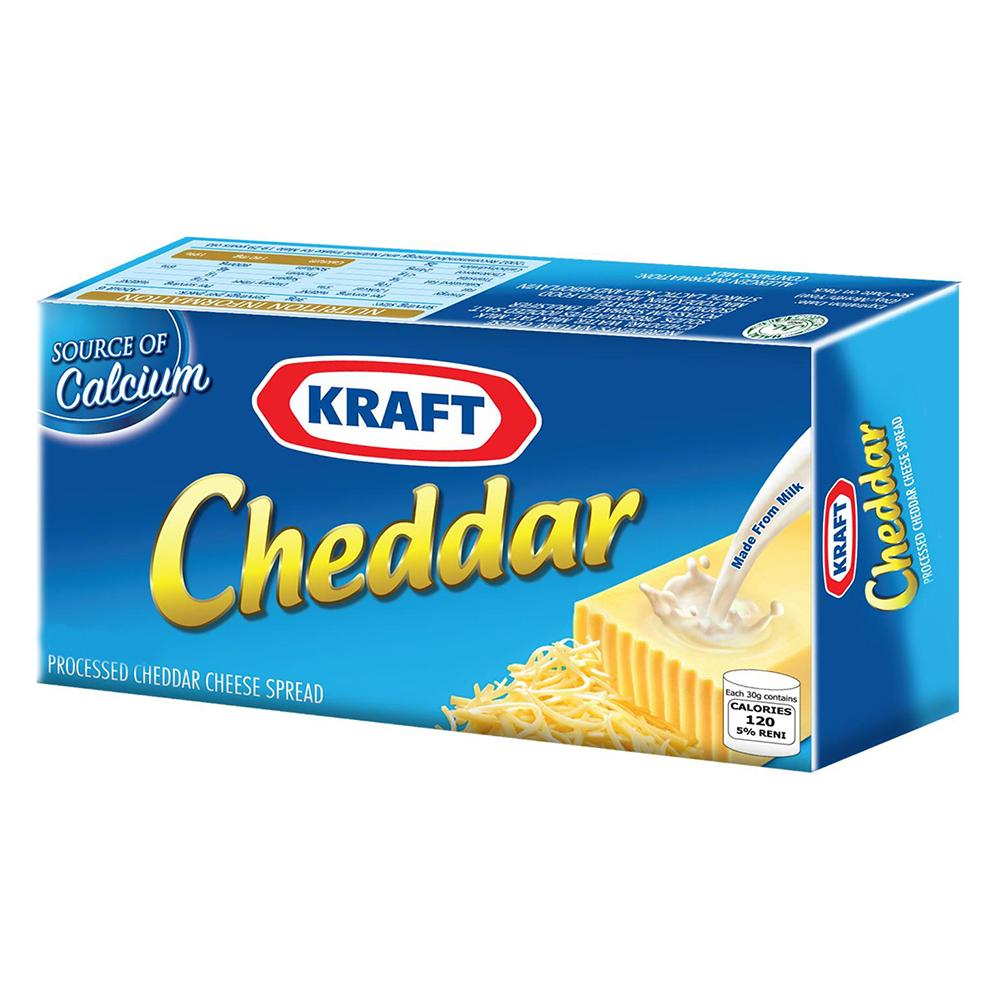 Kraft Cheddar Cheese Block 250gm 切达起司 De Mas Bakery Ingredient Supply